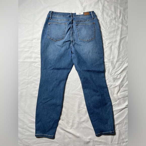 NWT Judy Blue High Waist Skinny Fit Blue Denim Jeans  w/Lemon Patches Womens 16W - Picture 4 of 8
